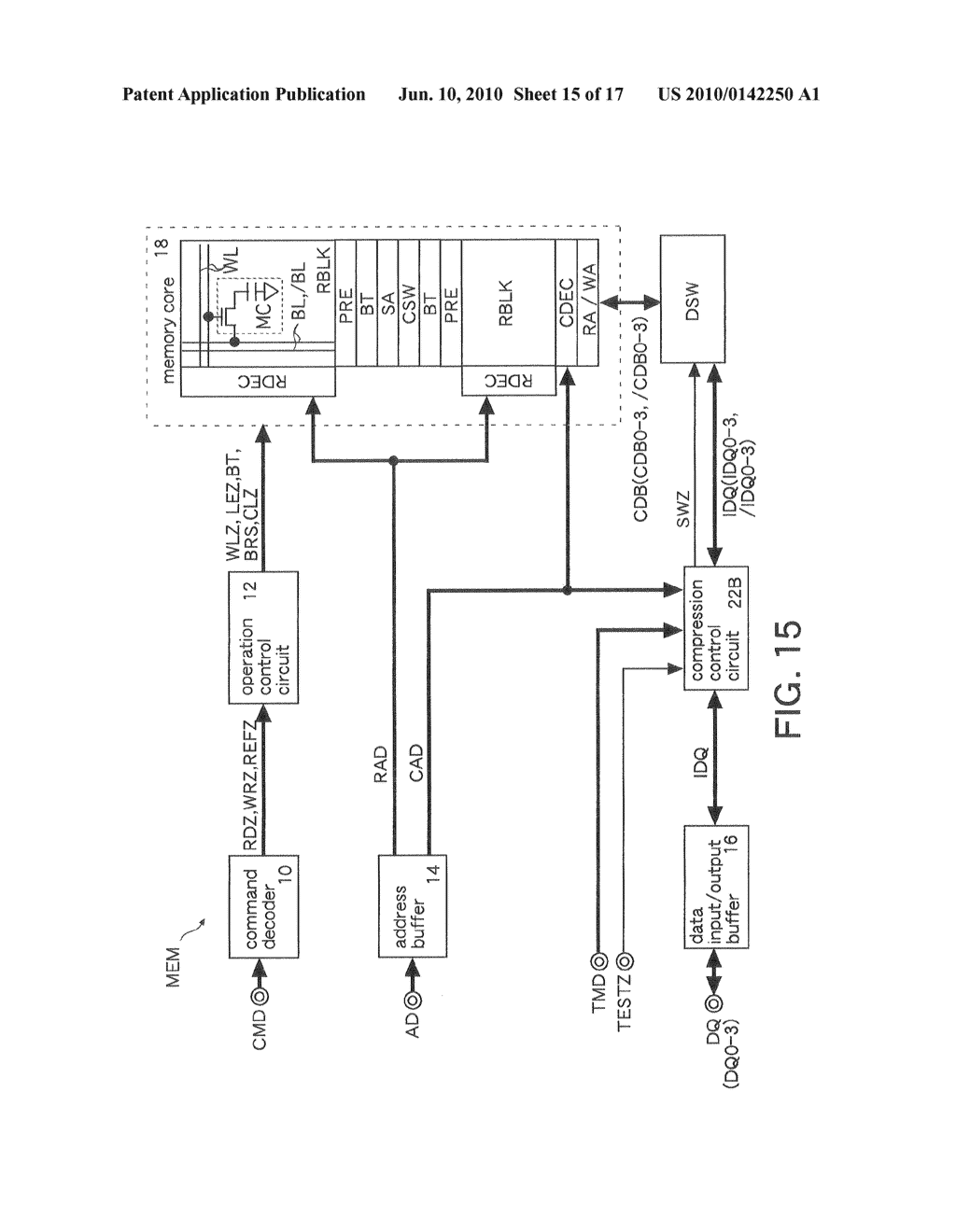 SEMICONDUCTOR MEMORY AND SYSTEM - diagram, schematic, and image 16