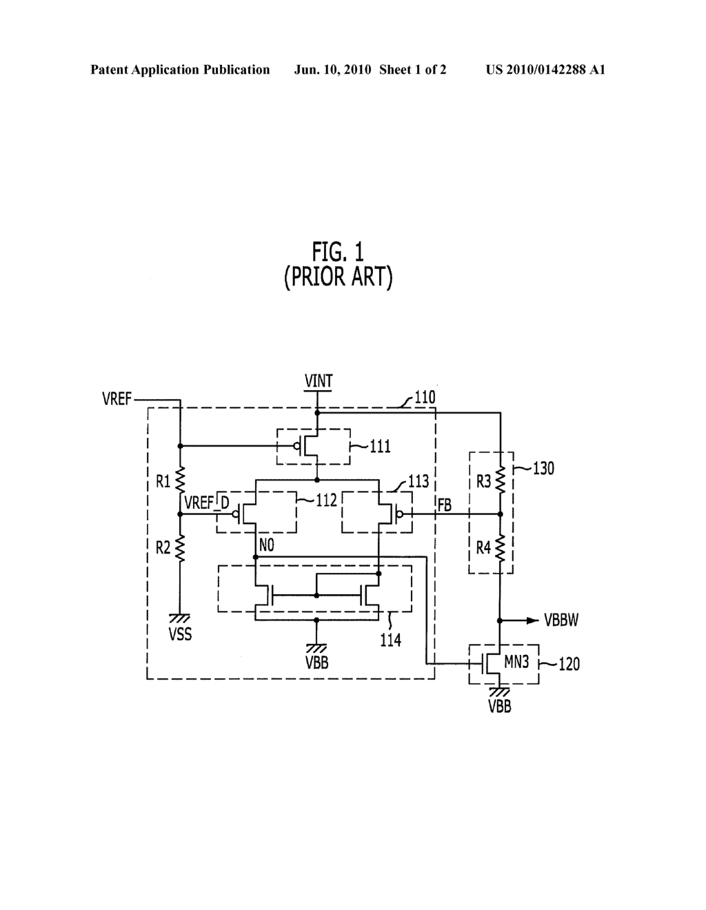 NEGATIVE WORD LINE VOLTAGE GENERATOR FOR SEMICONDUCTOR MEMORY DEVICE - diagram, schematic, and image 02