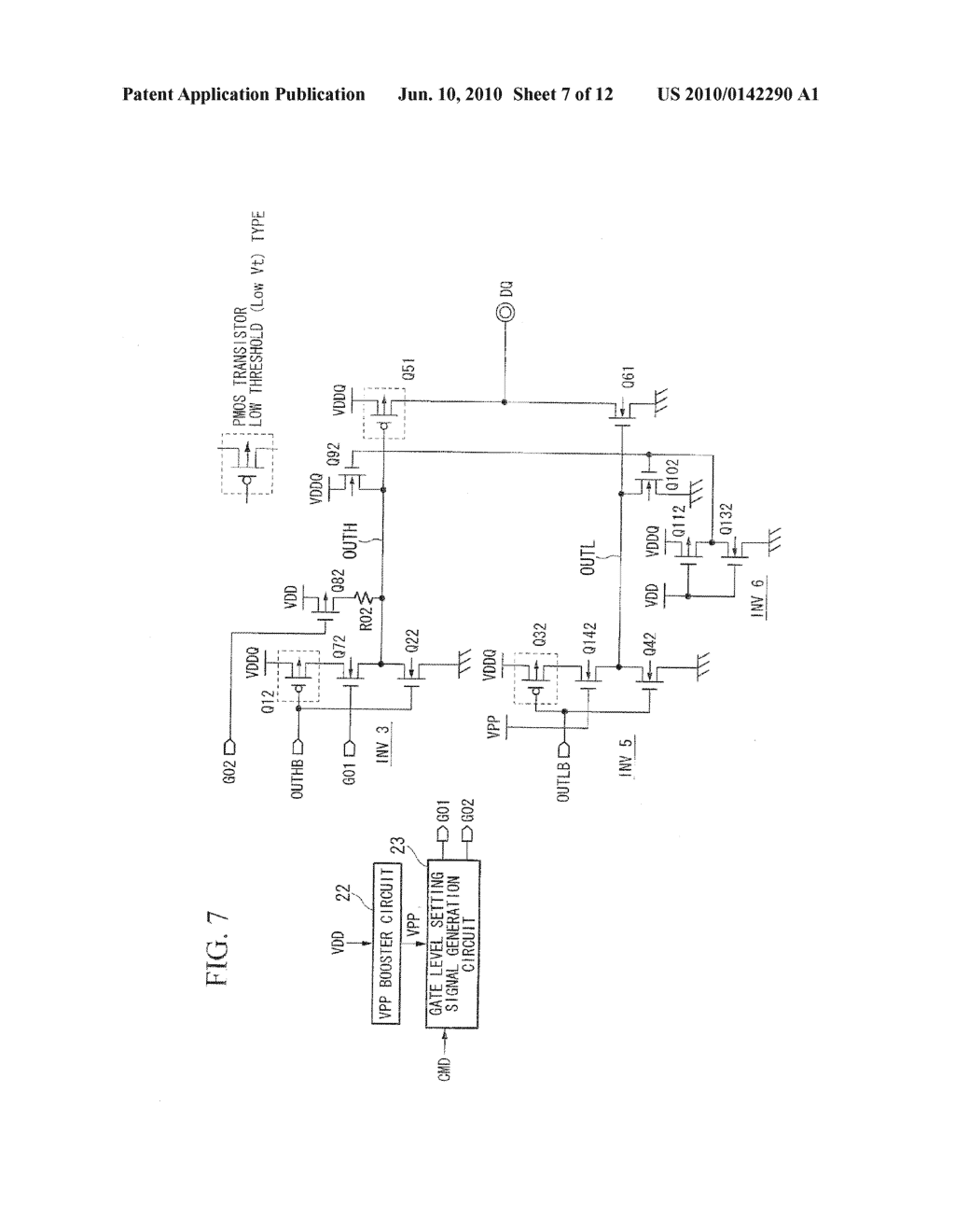 OUTPUT CIRCUIT FOR A SEMICONDUCTOR MEMORY DEVICE AND DATA OUTPUT METHOD - diagram, schematic, and image 08