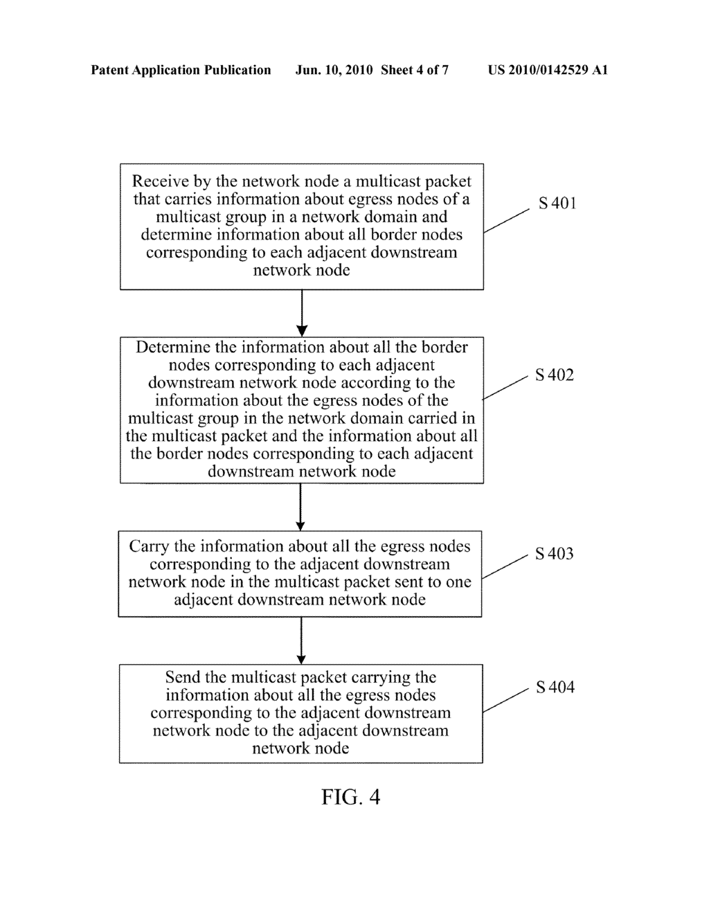 MULTICAST PACKET FORWARDING METHOD, APPARATUS AND MULTICAST SYSTEM - diagram, schematic, and image 05