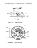 Method And Device Using Rotating Printing Arm To Project Or View Image Across A Workpiece diagram and image