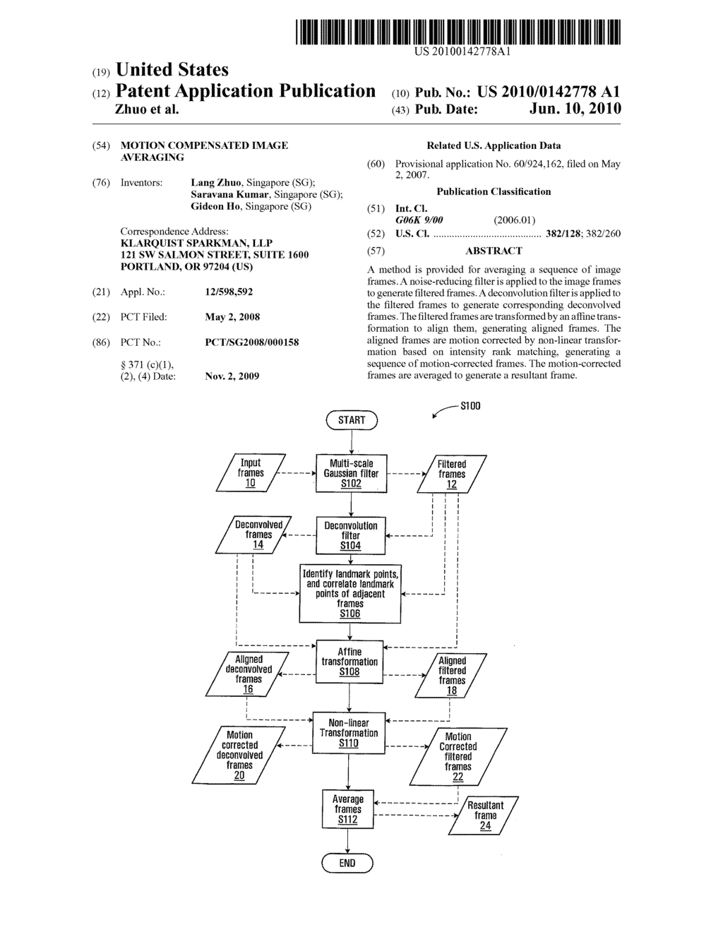 MOTION COMPENSATED IMAGE AVERAGING - diagram, schematic, and image 01