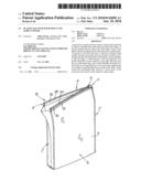 PLASTIC BAG WITH POUR SPOUT AND SLIDE CLOSURE diagram and image