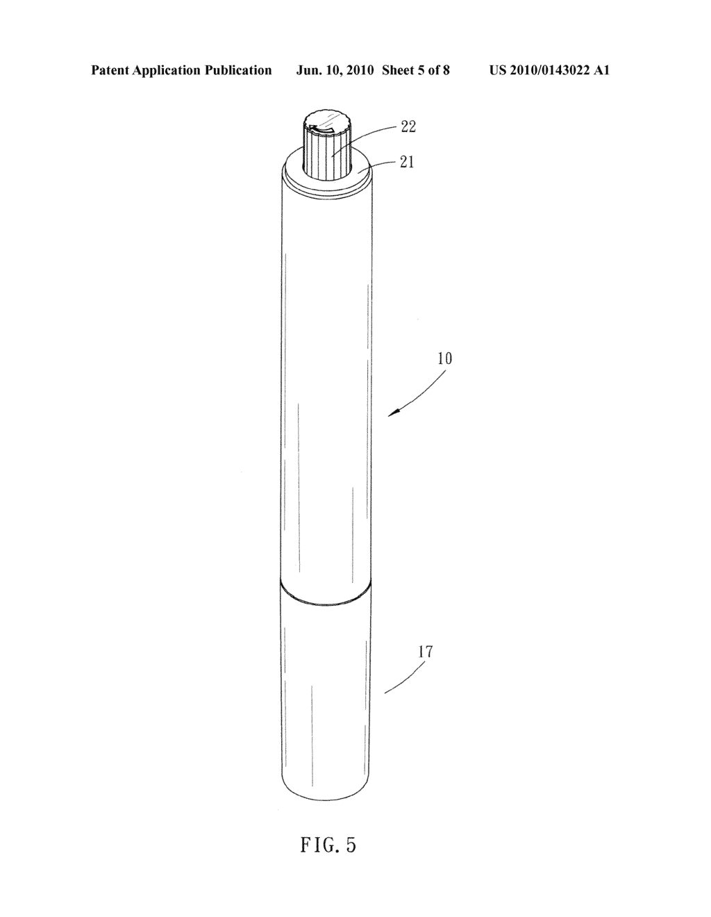 Cosmetics Container Structure - diagram, schematic, and image 06