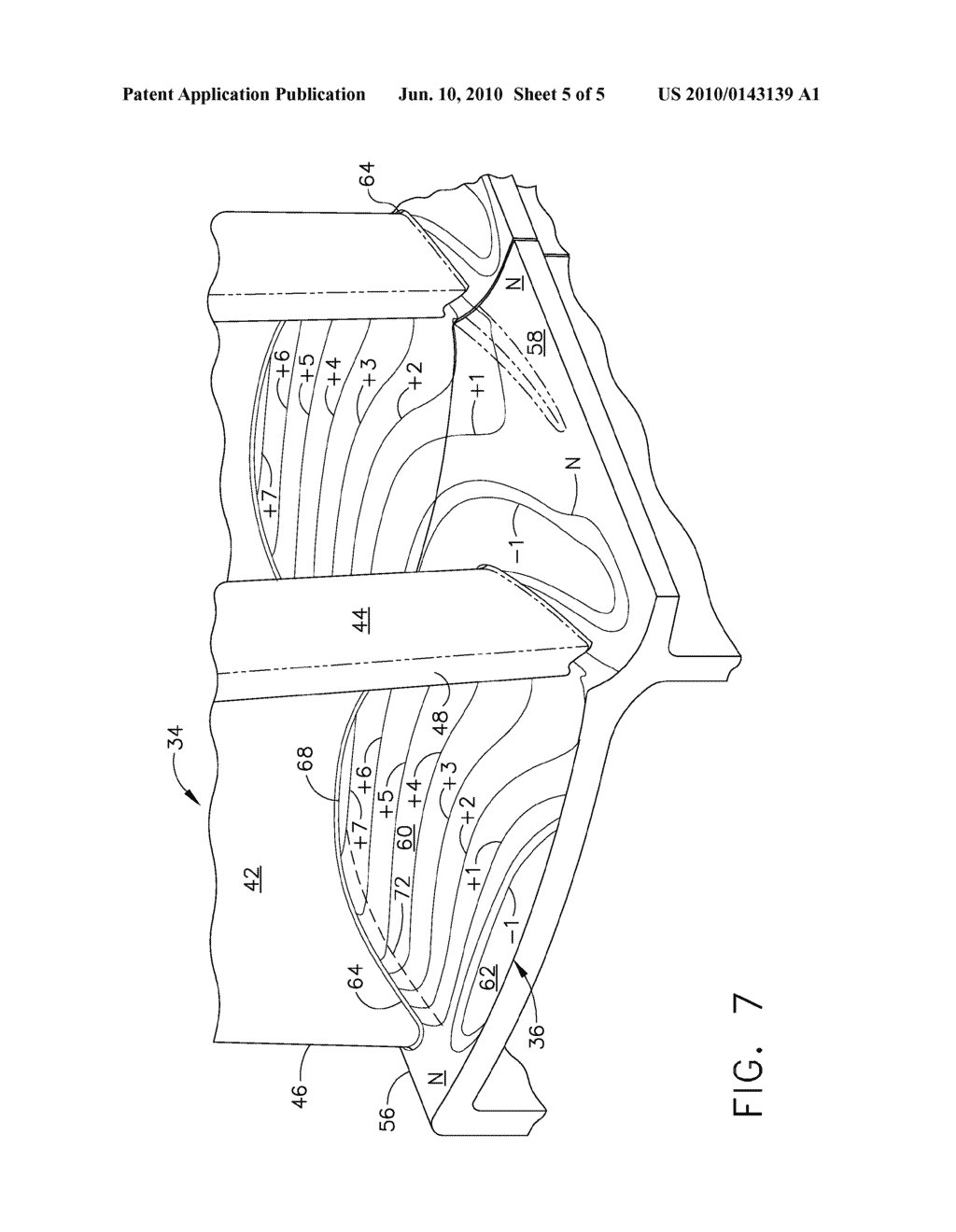 BANKED PLATFORM TURBINE BLADE - diagram, schematic, and image 06