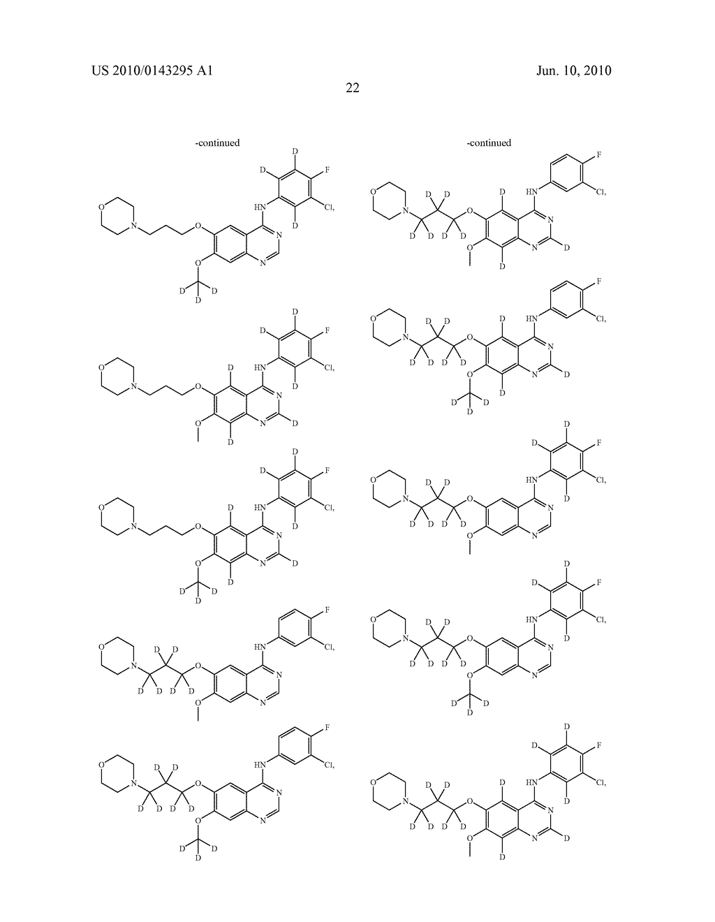 QUINAZOLINE INHIBITORS OF EGFR TYROSINE KINASE - diagram, schematic, and image 23