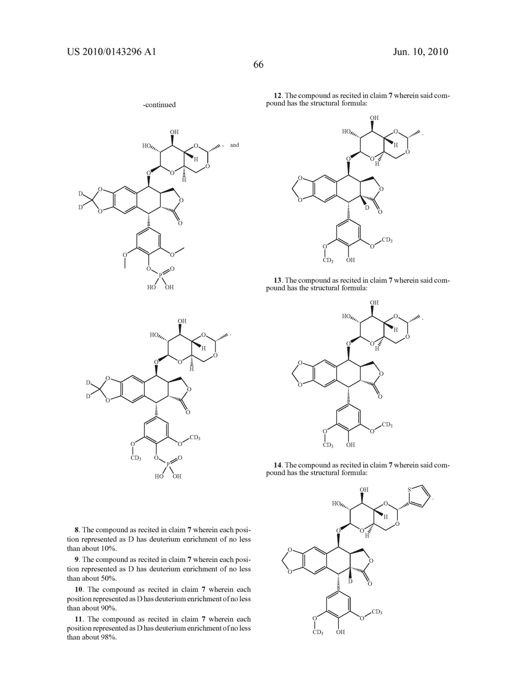 PODOPHYLLOTOXIN INHIBITORS OF TOPOISOMERASE II - diagram, schematic, and image 67