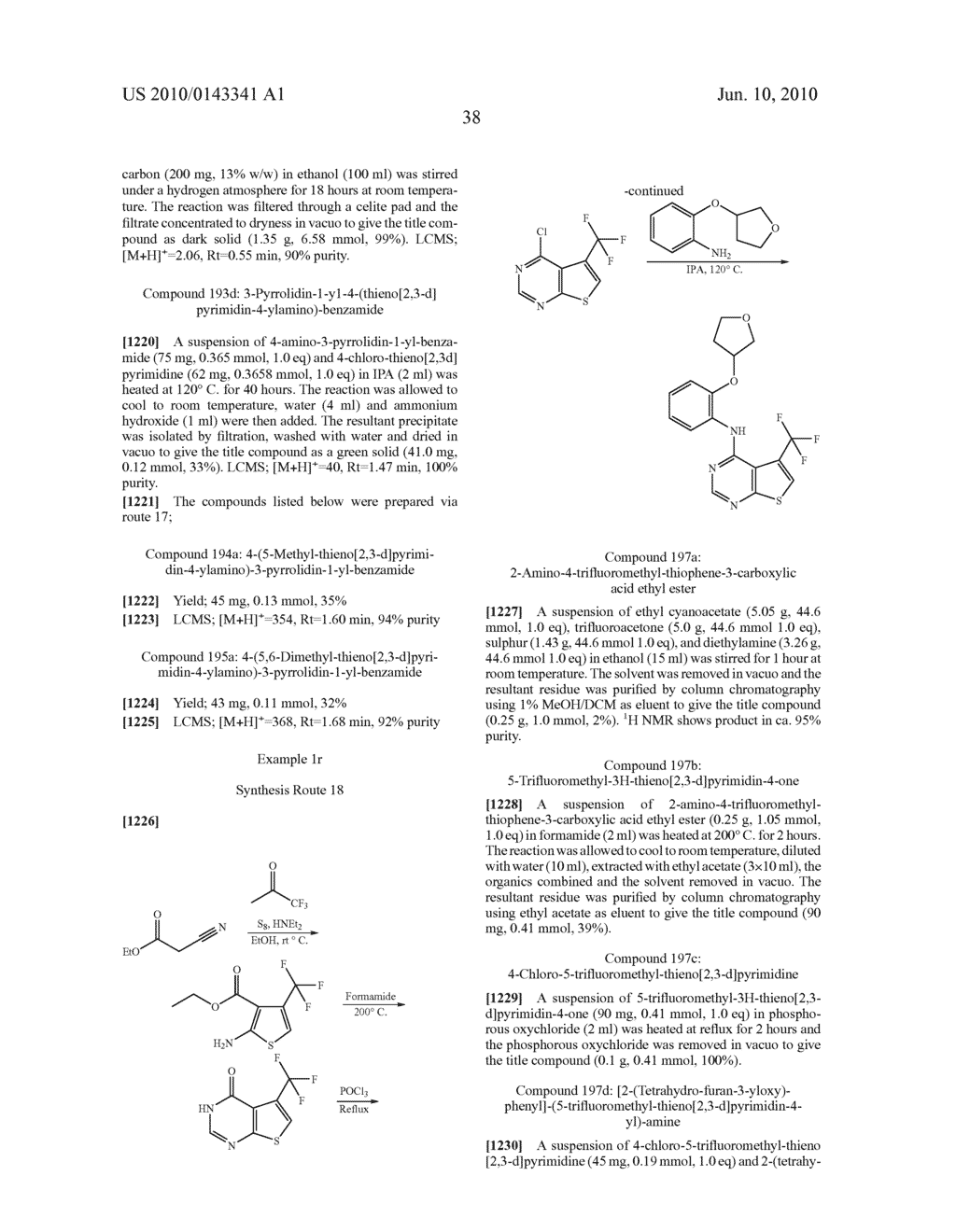 THIENOPYRIMIDINES FOR PHARMACEUTICAL COMPOSITIONS - diagram, schematic, and image 39