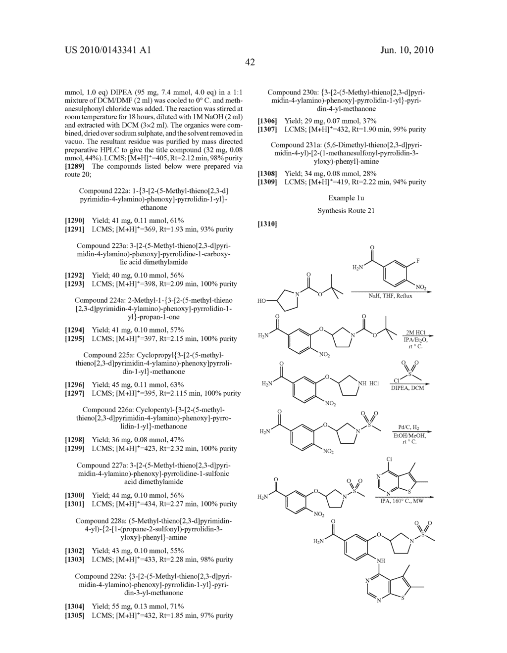 THIENOPYRIMIDINES FOR PHARMACEUTICAL COMPOSITIONS - diagram, schematic, and image 43