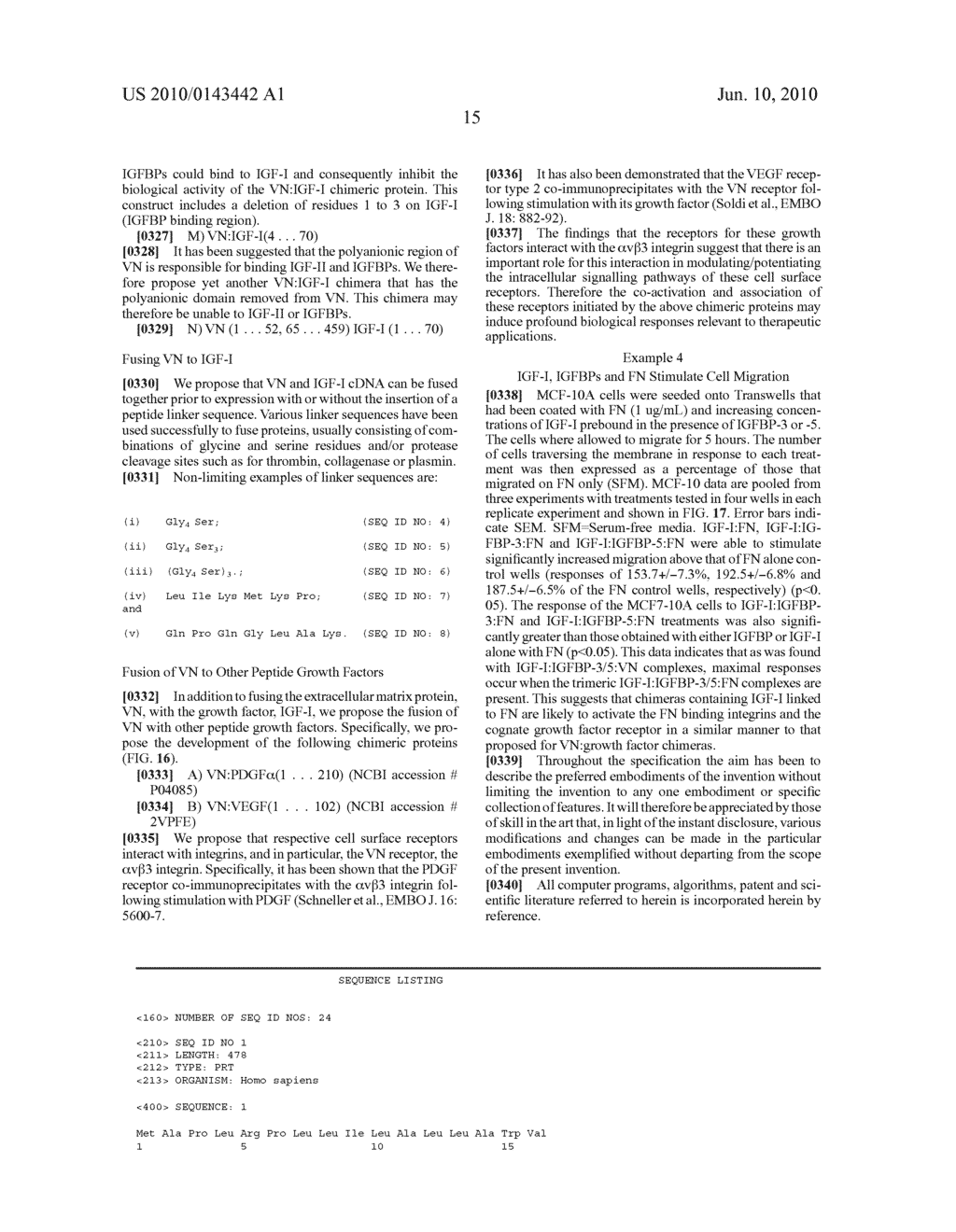 GROWTH FACTOR COMPLEXES AND MODULATION OF CELL MIGRATION AND GROWTH - diagram, schematic, and image 46