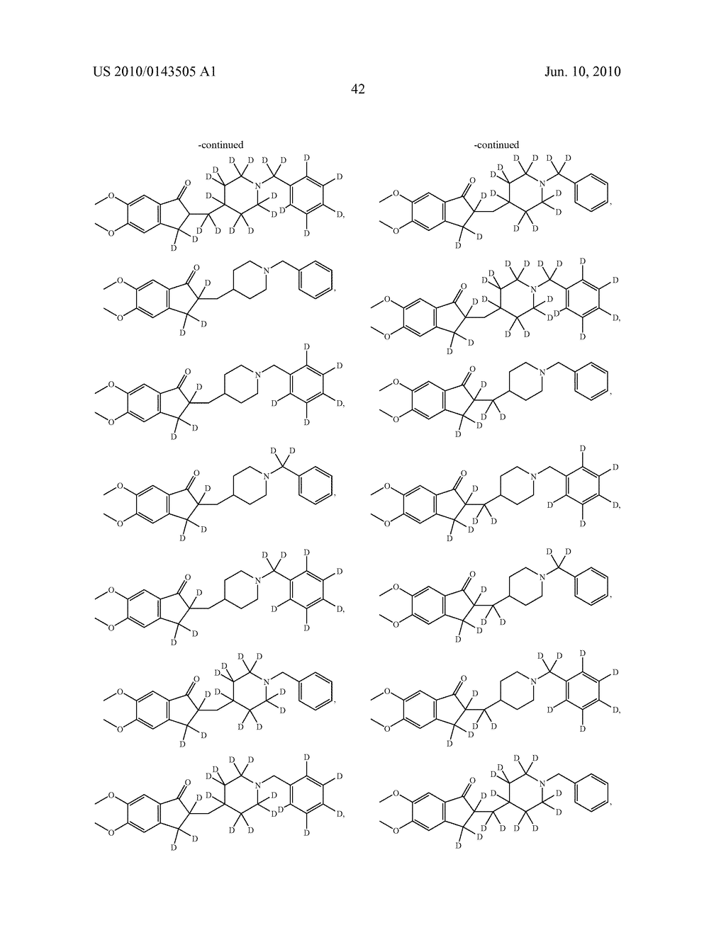 INDANONE INHIBITORS OF ACETYLCHOLINESTERASE - diagram, schematic, and image 43