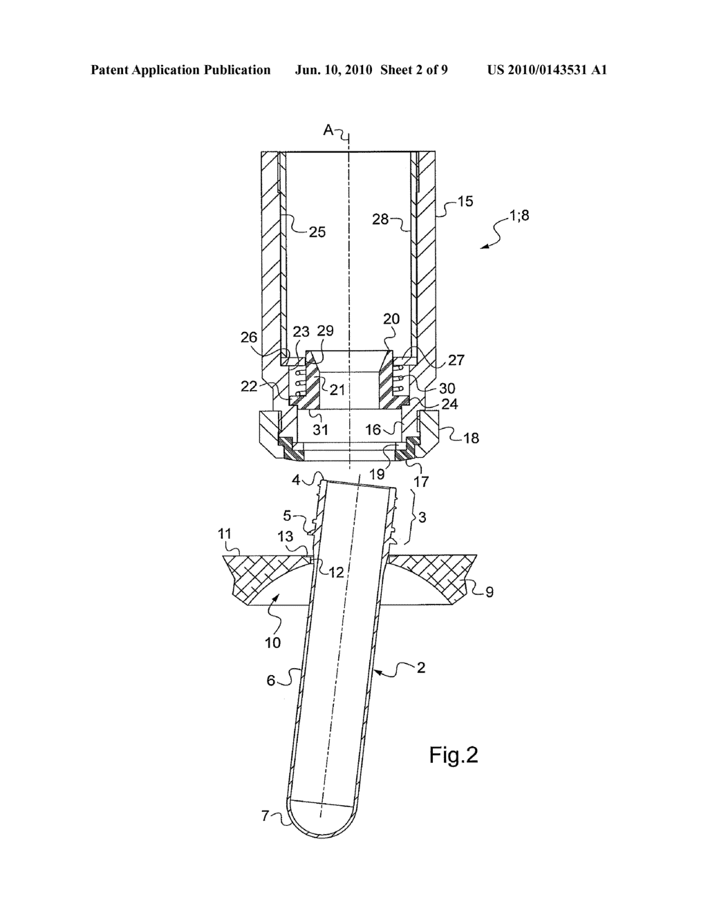 NOZZLE FOR A CONTAINER MANUFACTURING MACHINE - diagram, schematic, and image 03