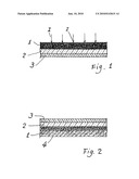 Ink-jet printable film simultaneously having hot-melt and ink-receiving properties diagram and image