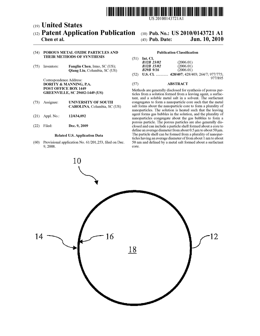 POROUS METAL OXIDE PARTICLES AND THEIR METHODS OF SYNTHESIS - diagram, schematic, and image 01