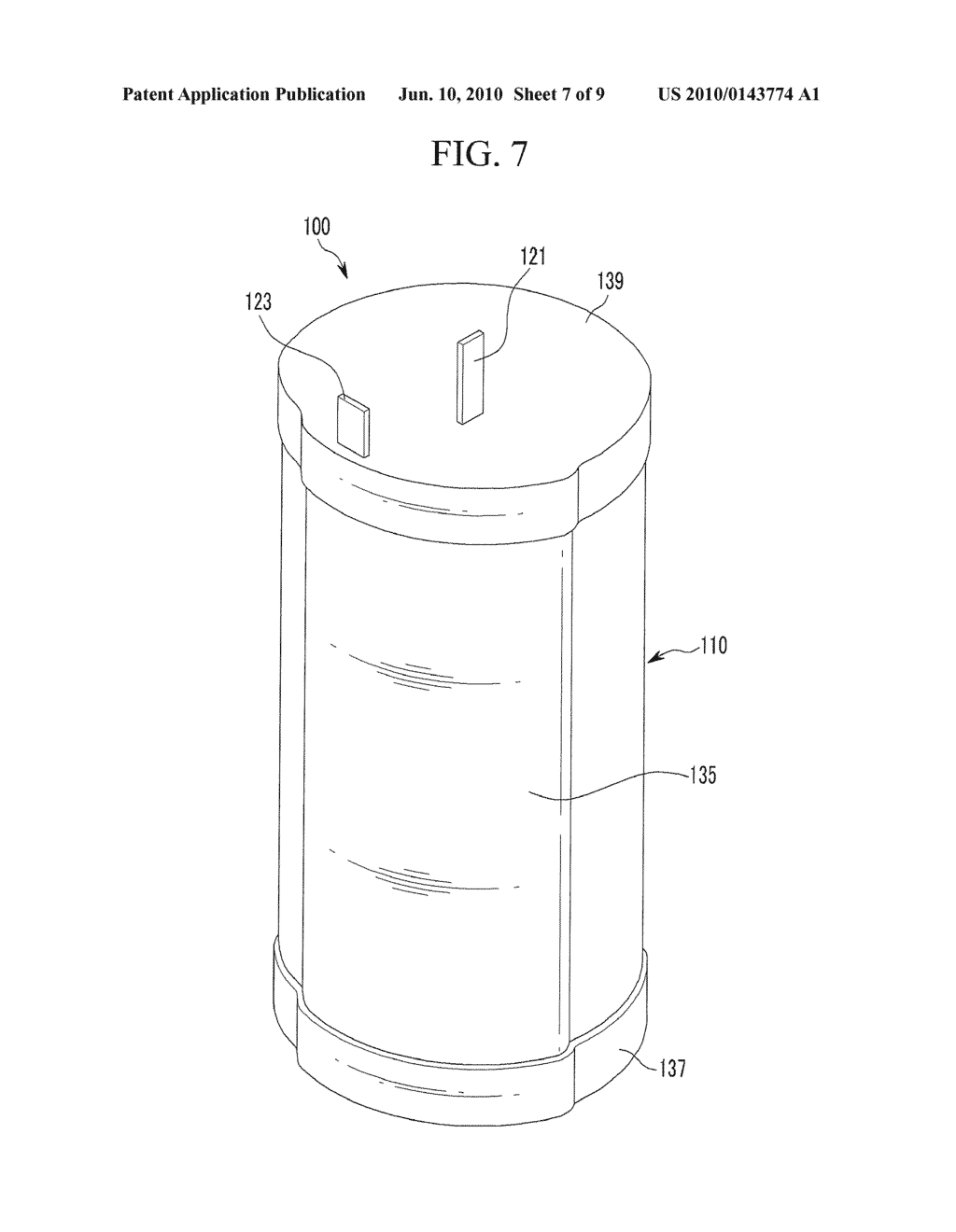 RECHARGEABLE BATTERY AND ELECTRODE ASSEMBLY - diagram, schematic, and image 08