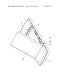 BATTERY COVER ASSEMBLY FOR PORTABLE ELECTRONIC DEVICE diagram and image