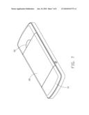 BATTERY COVER ASSEMBLY FOR PORTABLE ELECTRONIC DEVICE diagram and image