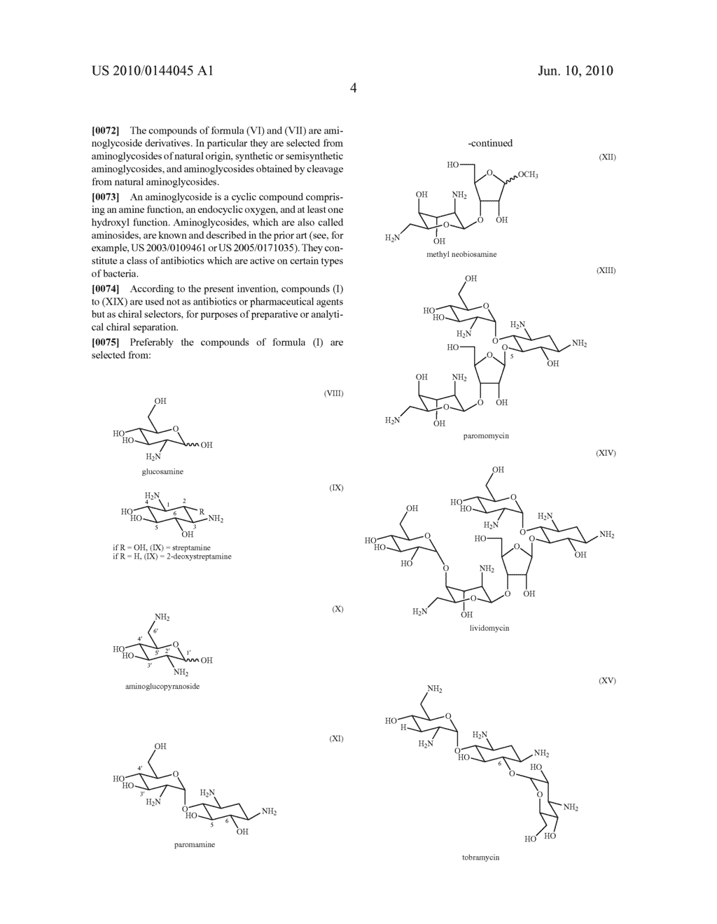 CHIRAL SELECTORS FOR SEPARATING ENANTIOMERS OF A COMPOUND - diagram, schematic, and image 11