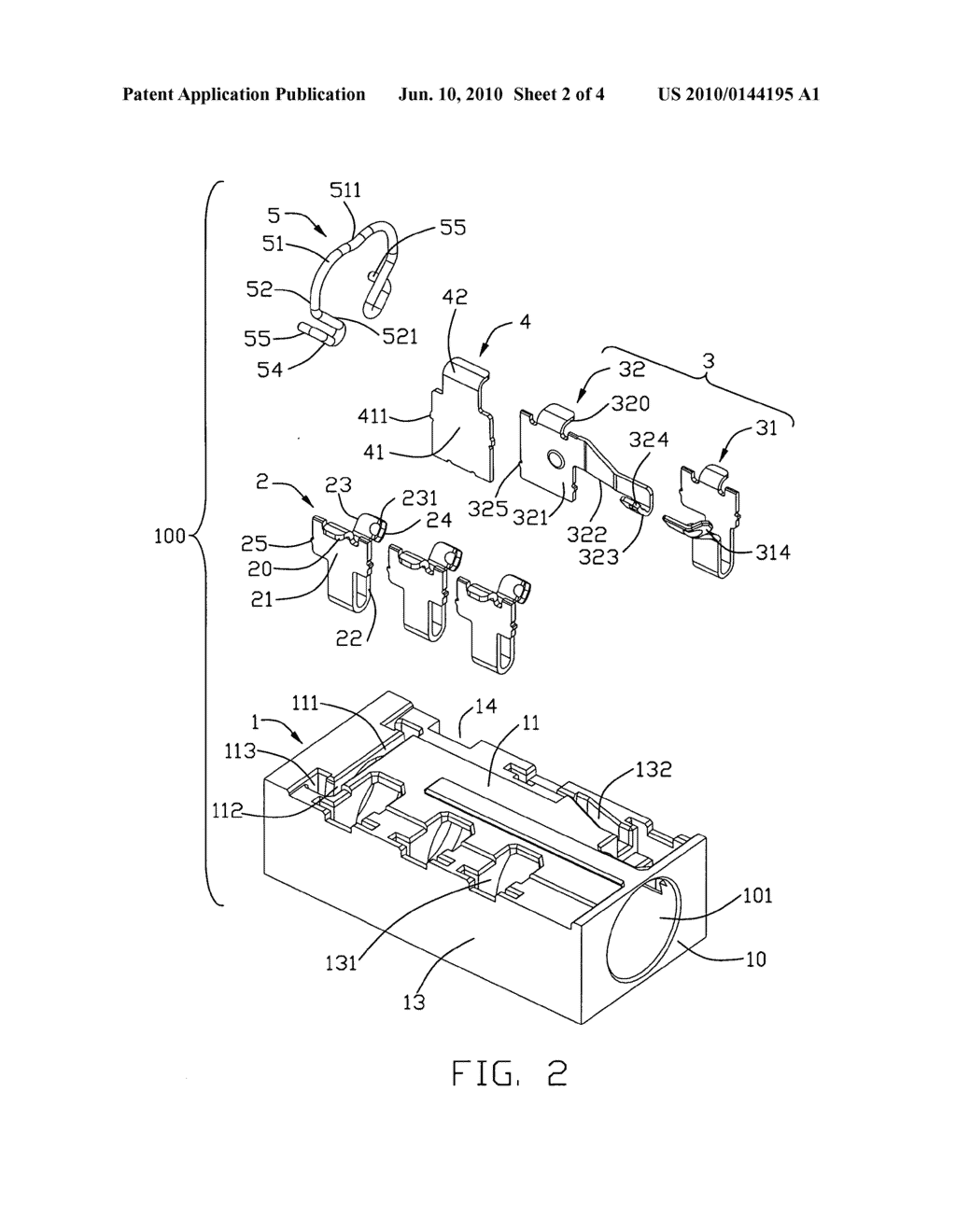 ELECTRICAL CONNECTOR WITH IMPROVED CLIP MEMBER - diagram, schematic, and image 03