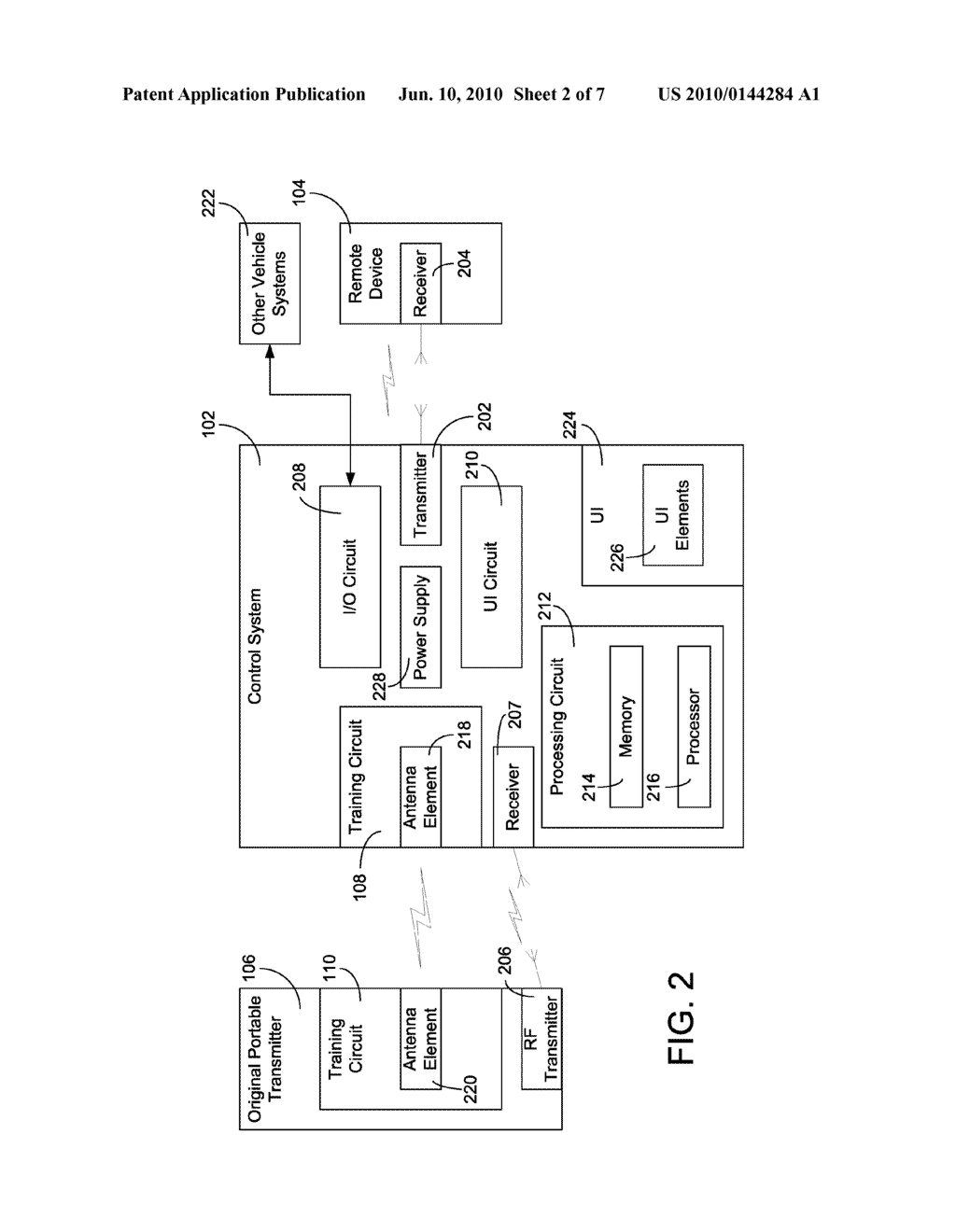 SYSTEM AND METHOD FOR CONFIGURING A WIRELESS CONTROL SYSTEM OF A VEHICLE USING INDUCTION FIELD COMMUNICATION - diagram, schematic, and image 03