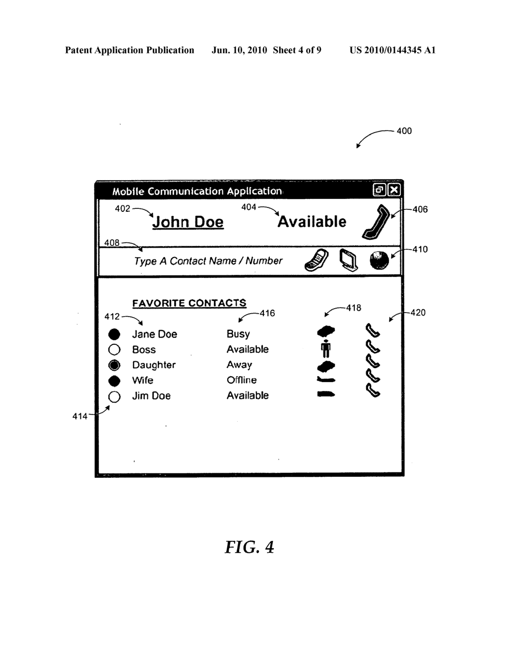 USING CALLED PARTY MOBILE PRESENCE AND MOVEMENT IN COMMUNICATION APPLICATION - diagram, schematic, and image 05