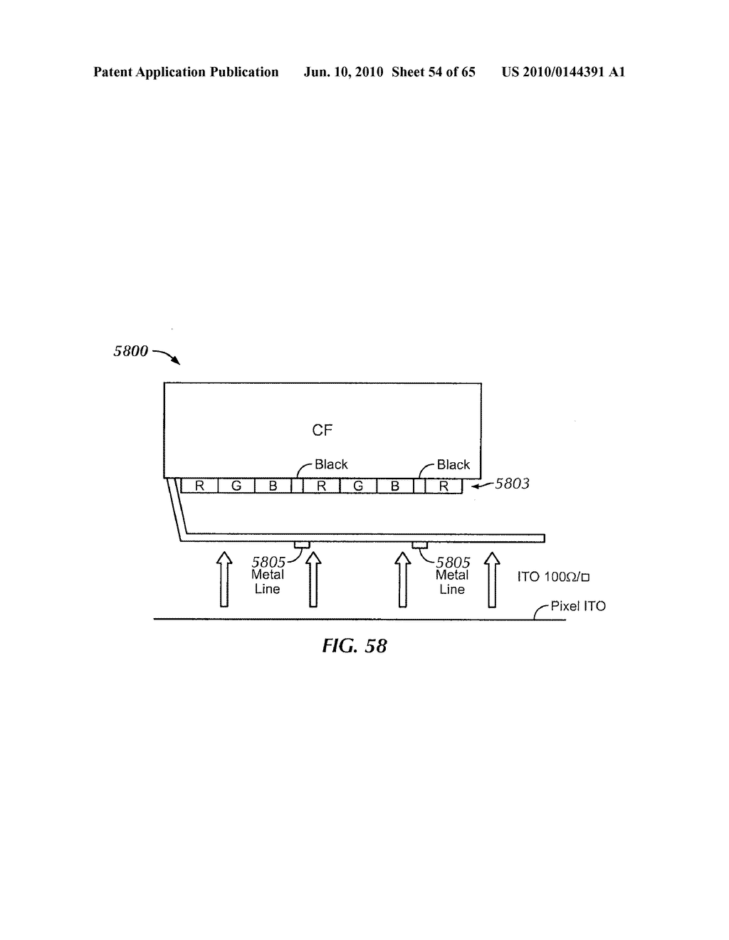 Integrated touch panel for a TFT display - diagram, schematic, and image 55