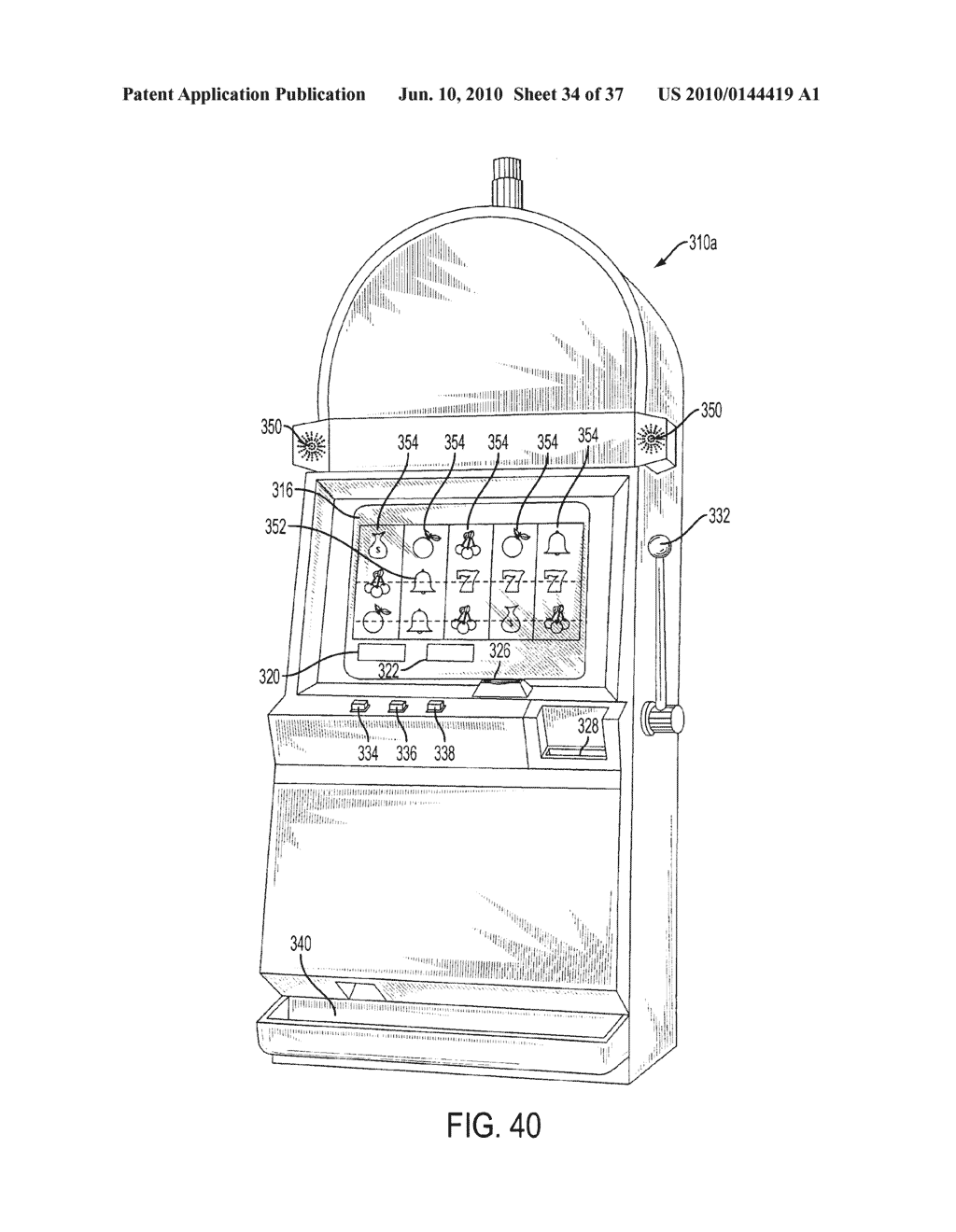 GAMING DEVICE HAVING A WHEEL-BASED GAME - diagram, schematic, and image 35