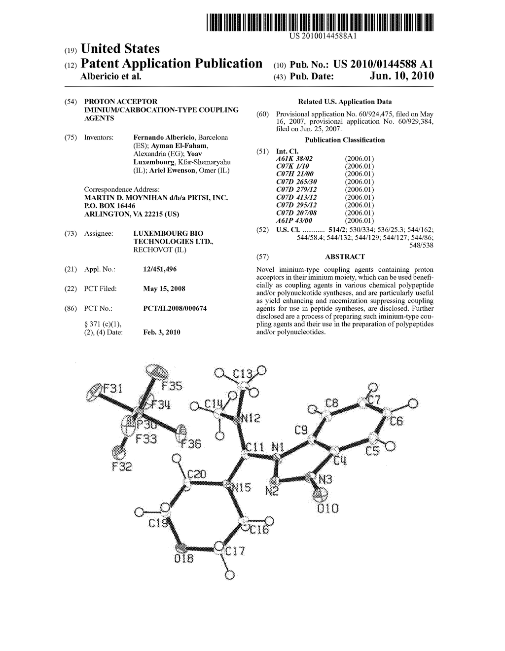 PROTON ACCEPTOR IMINIUM/CARBOCATION-TYPE COUPLING AGENTS - diagram, schematic, and image 01