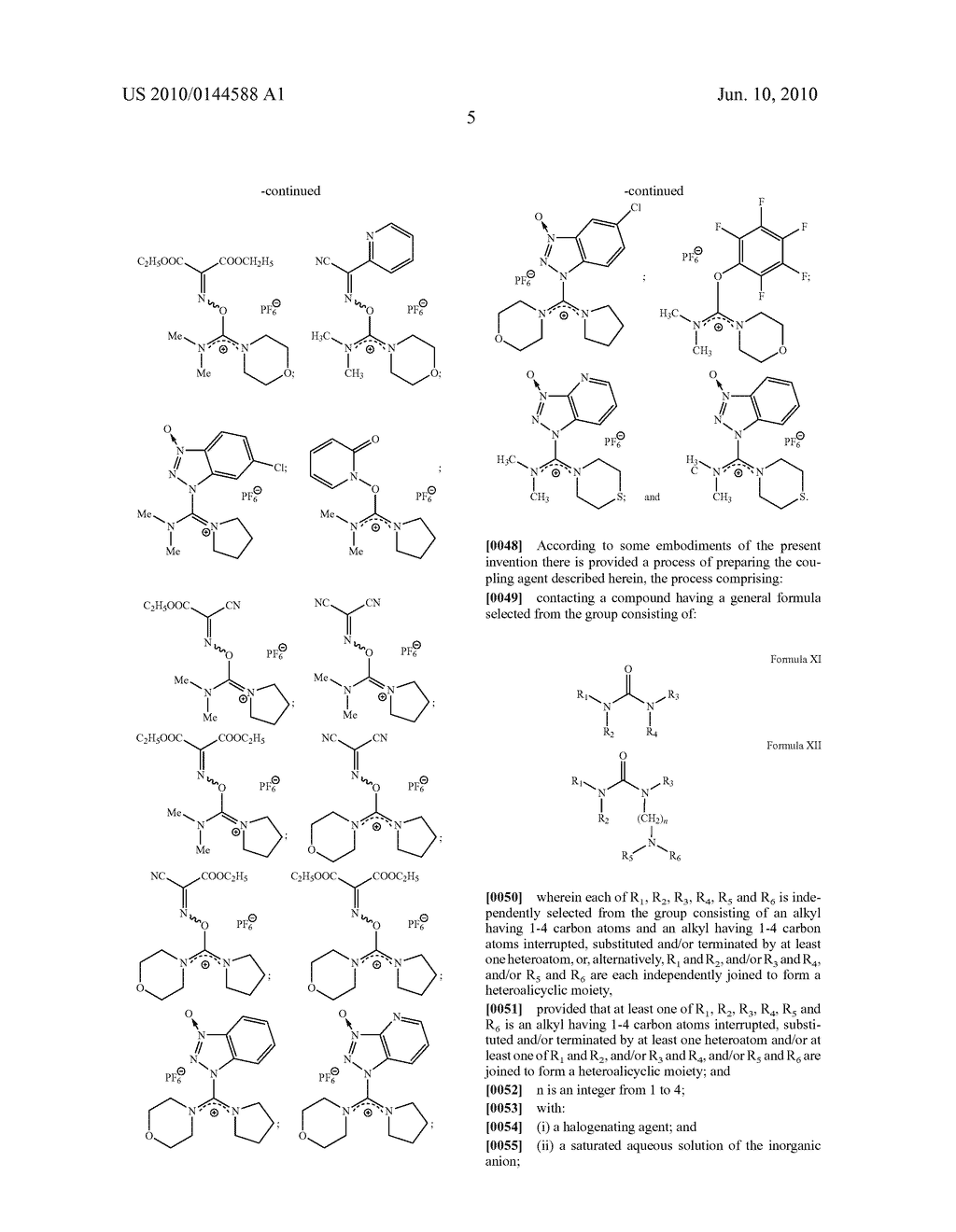PROTON ACCEPTOR IMINIUM/CARBOCATION-TYPE COUPLING AGENTS - diagram, schematic, and image 07