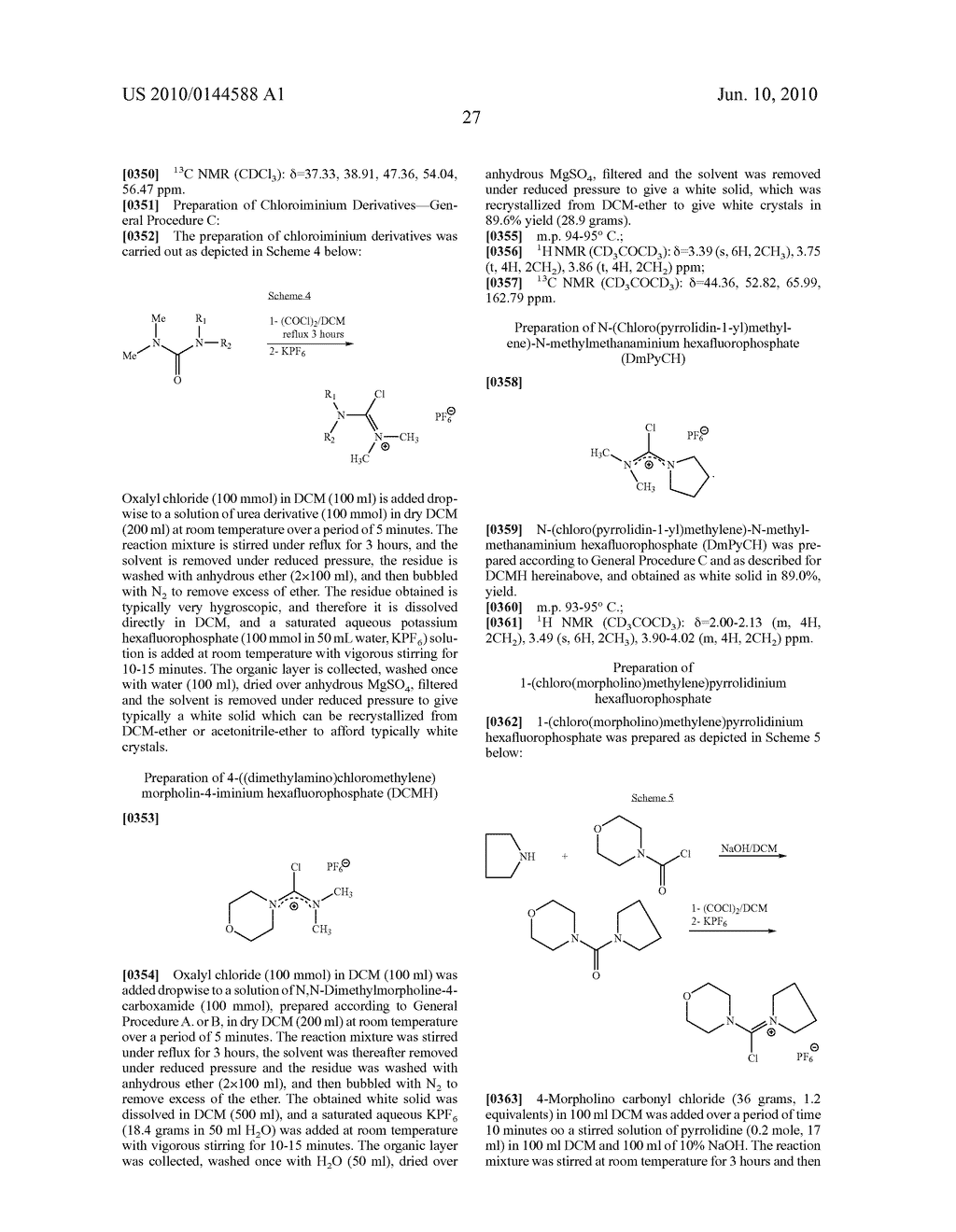 PROTON ACCEPTOR IMINIUM/CARBOCATION-TYPE COUPLING AGENTS - diagram, schematic, and image 29