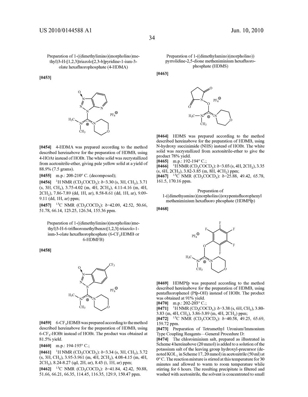 PROTON ACCEPTOR IMINIUM/CARBOCATION-TYPE COUPLING AGENTS - diagram, schematic, and image 36