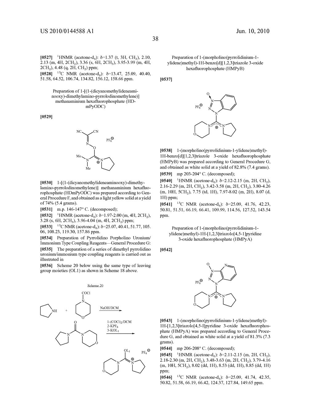 PROTON ACCEPTOR IMINIUM/CARBOCATION-TYPE COUPLING AGENTS - diagram, schematic, and image 40