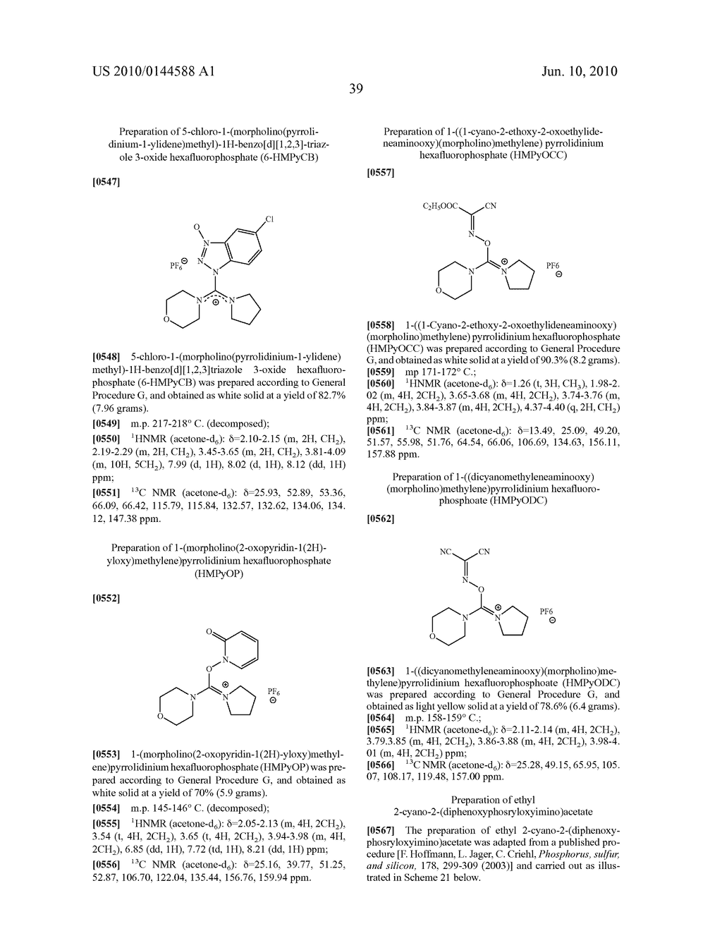 PROTON ACCEPTOR IMINIUM/CARBOCATION-TYPE COUPLING AGENTS - diagram, schematic, and image 41