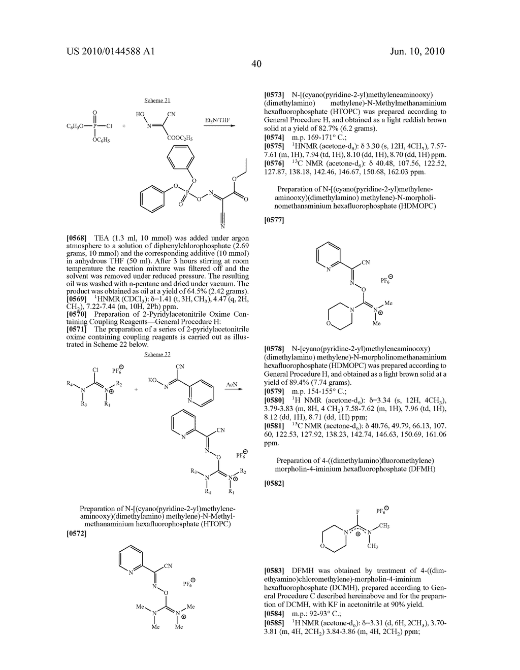 PROTON ACCEPTOR IMINIUM/CARBOCATION-TYPE COUPLING AGENTS - diagram, schematic, and image 42