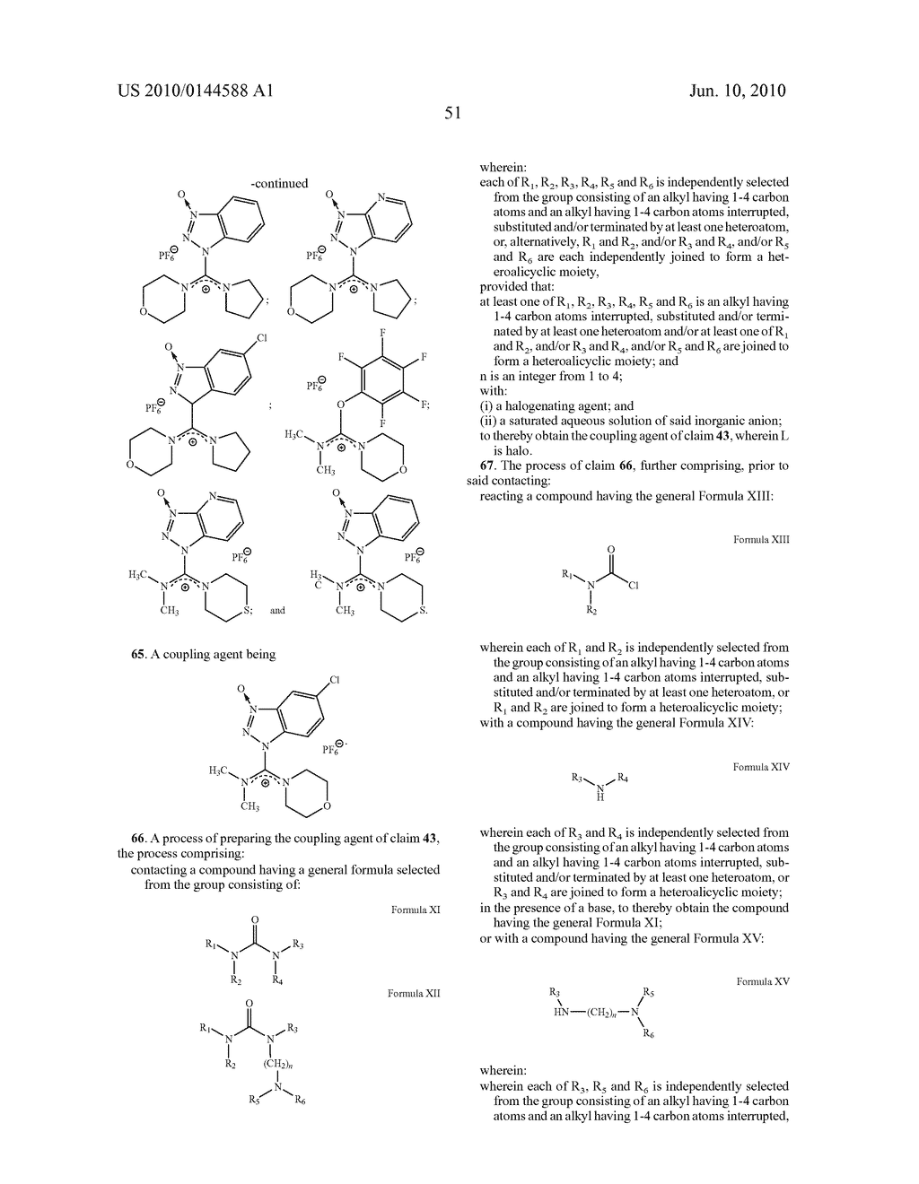 PROTON ACCEPTOR IMINIUM/CARBOCATION-TYPE COUPLING AGENTS - diagram, schematic, and image 53
