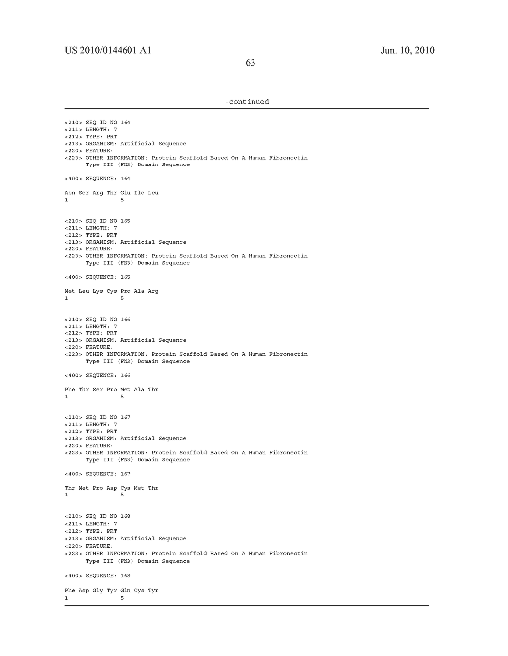 Anti-TNF Alpha Fibronectin Type III Domain Based Scaffold Compositions, Methods and Uses - diagram, schematic, and image 71