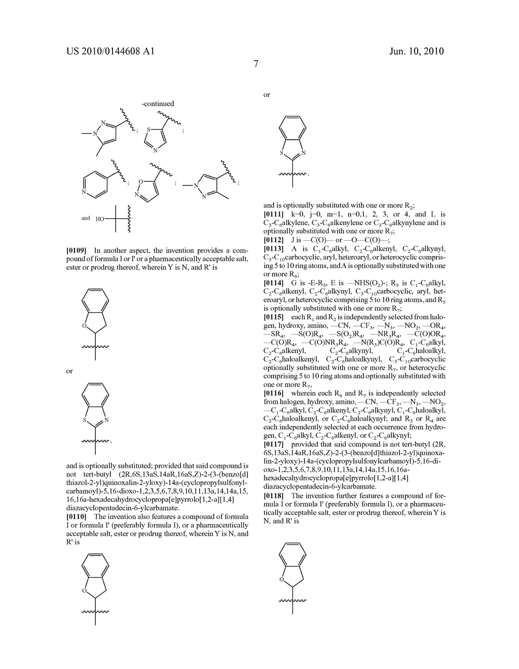 Macrocyclic hepatitis C serine protease inhibitors - diagram, schematic, and image 08