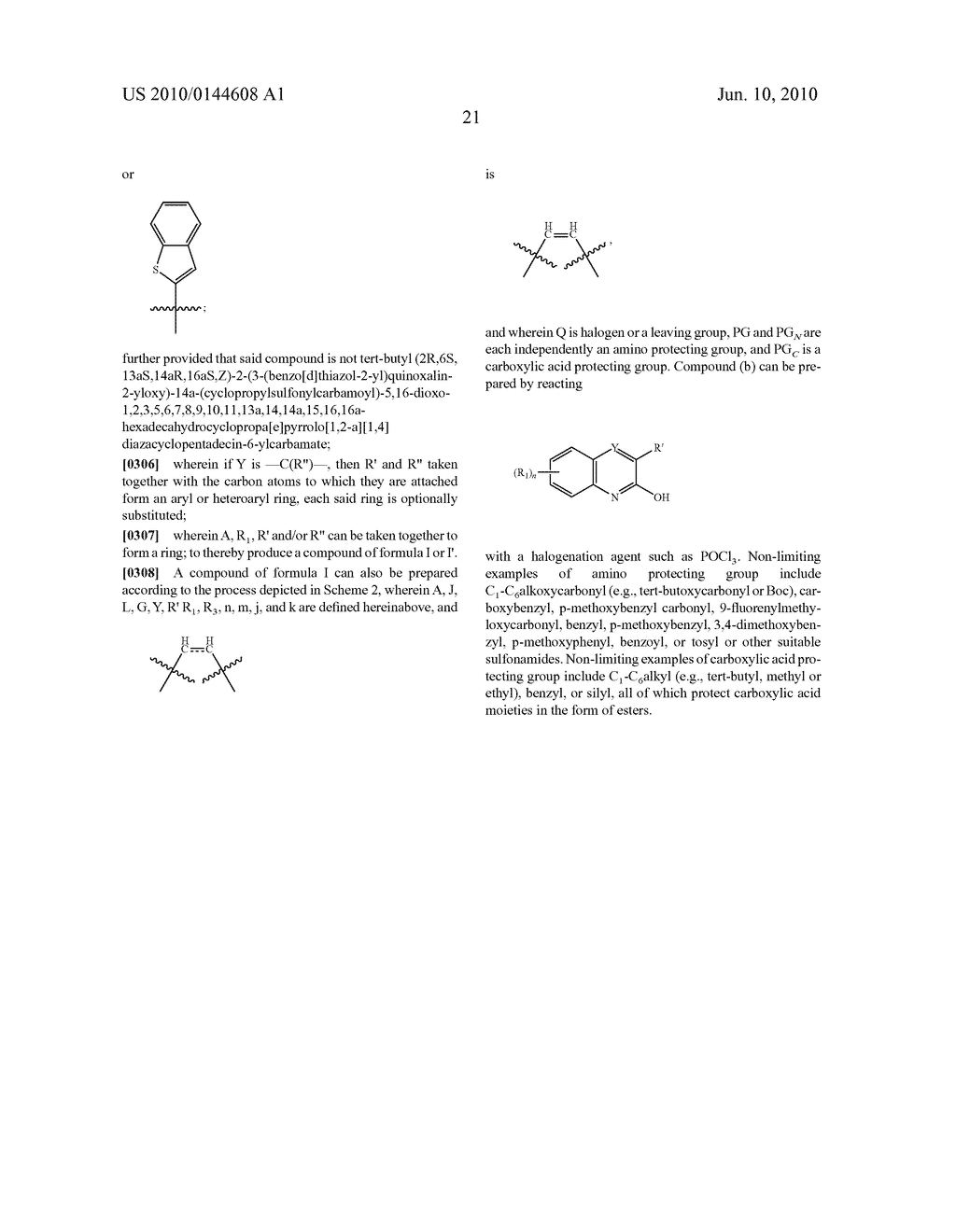 Macrocyclic hepatitis C serine protease inhibitors - diagram, schematic, and image 22