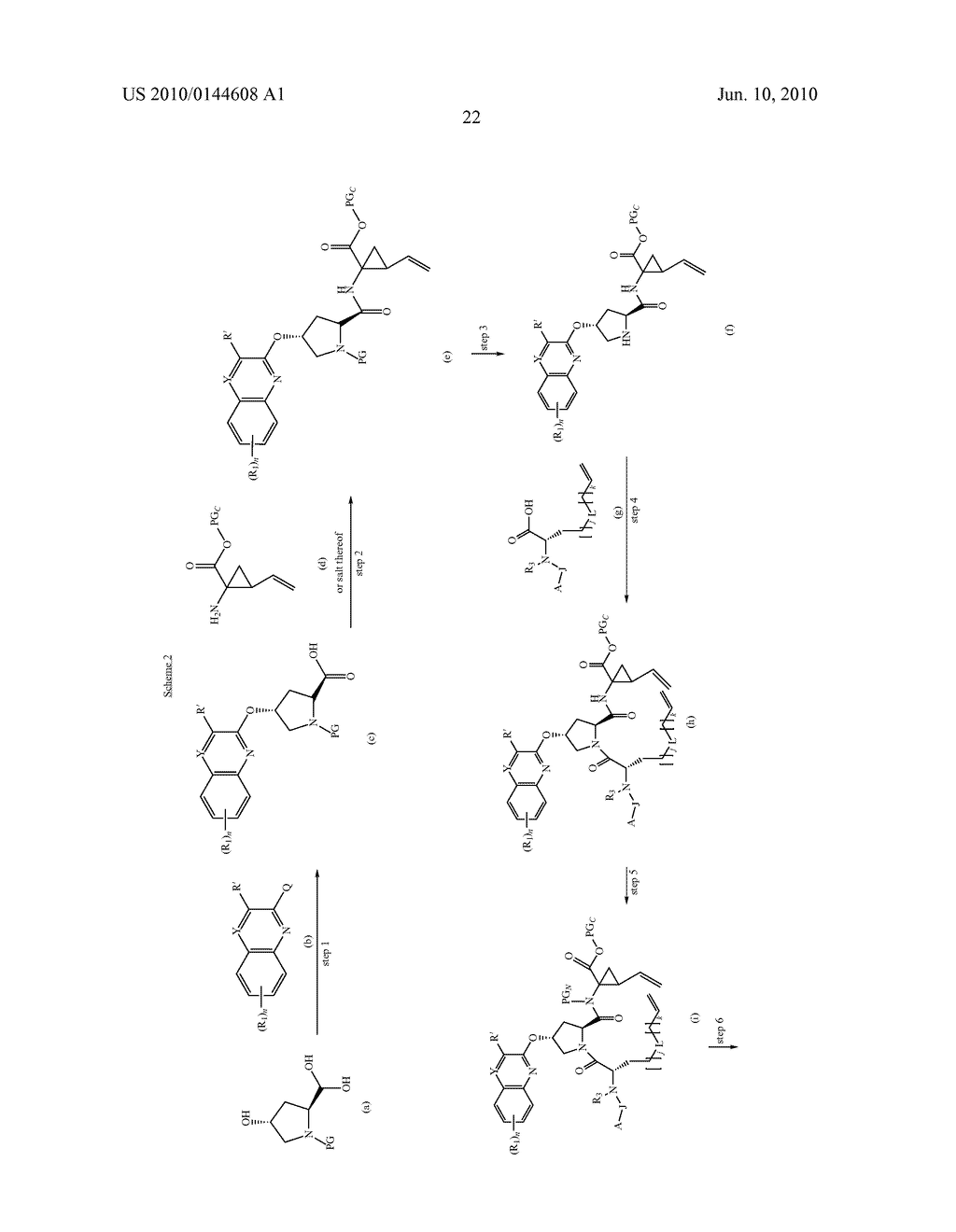 Macrocyclic hepatitis C serine protease inhibitors - diagram, schematic, and image 23