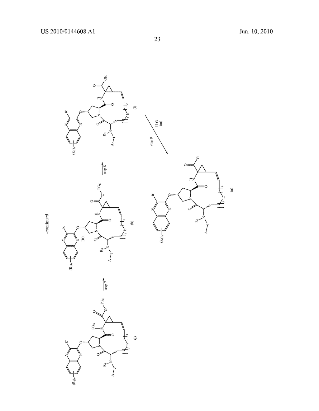 Macrocyclic hepatitis C serine protease inhibitors - diagram, schematic, and image 24