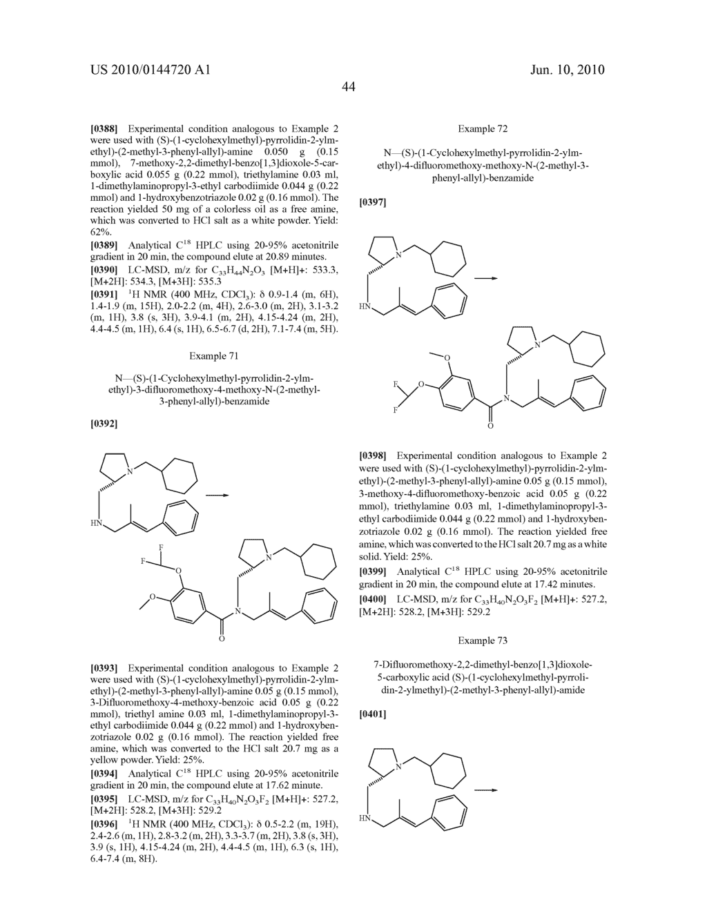 INHIBITORS OF HUMAN TUMOR-EXPRESSED CCXCKR2 - diagram, schematic, and image 45