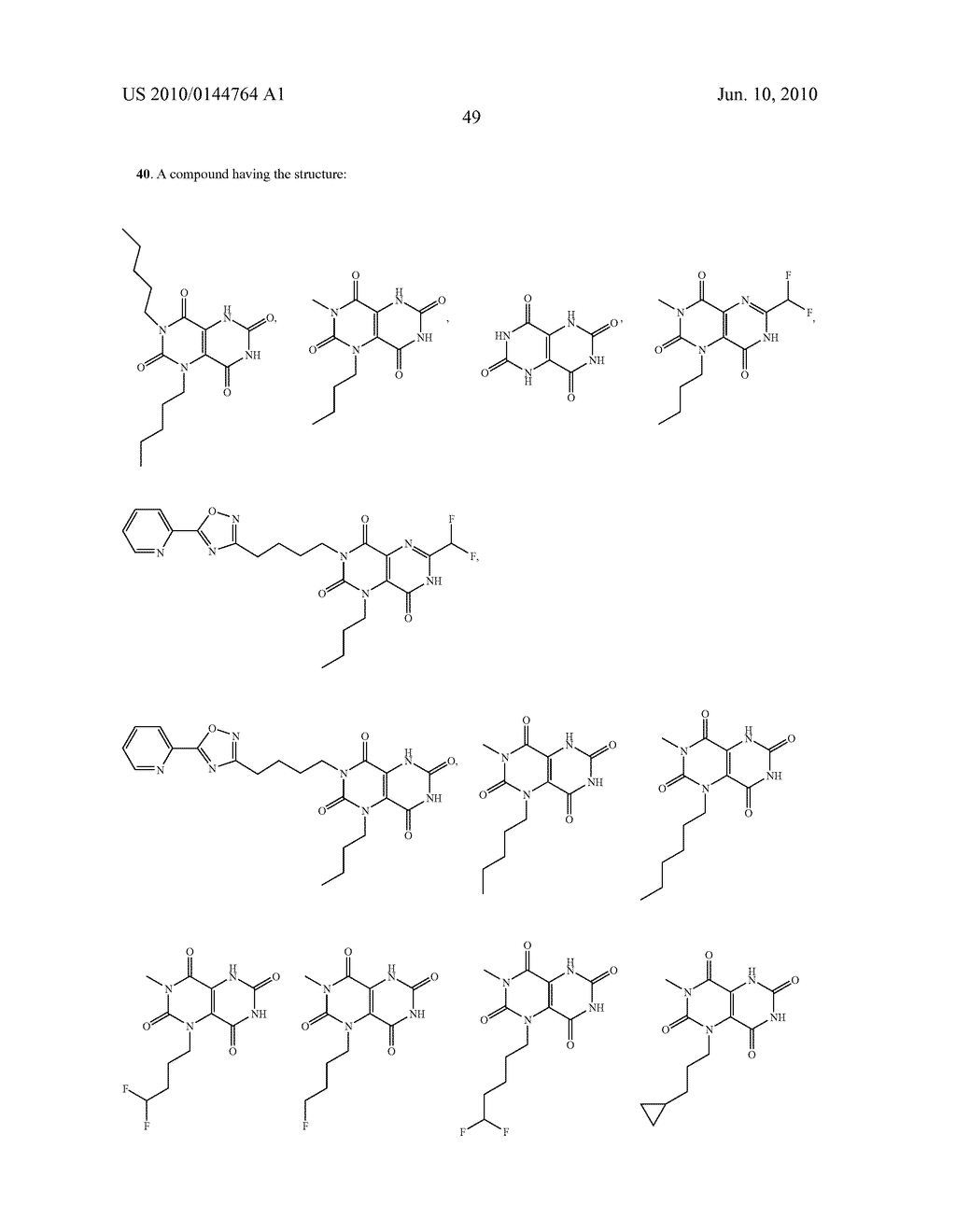 PYRIMIDINEDIONE DERIVATIVES AND METHODS OF USE THEREOF - diagram, schematic, and image 50