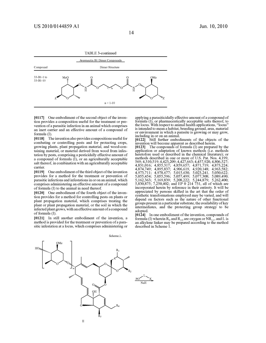 DIMERIC AVERMECTIN AND MILBEMYCIN DERIVATIVES - diagram, schematic, and image 15