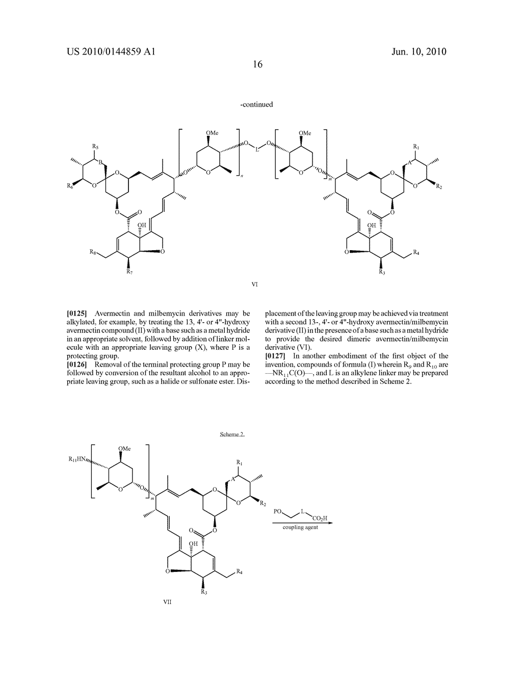 DIMERIC AVERMECTIN AND MILBEMYCIN DERIVATIVES - diagram, schematic, and image 17