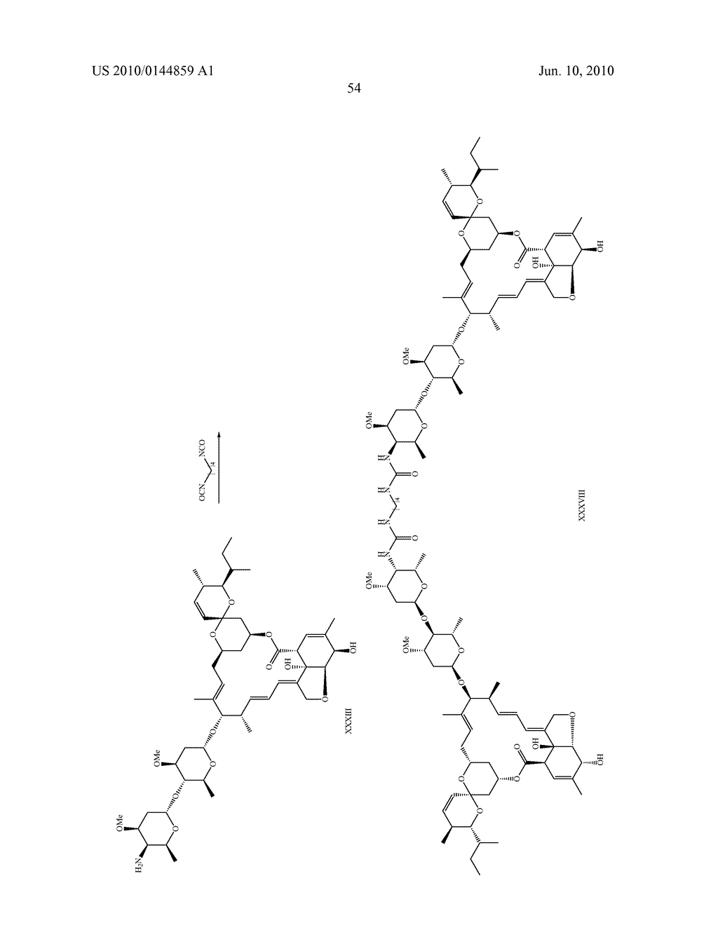 DIMERIC AVERMECTIN AND MILBEMYCIN DERIVATIVES - diagram, schematic, and image 53