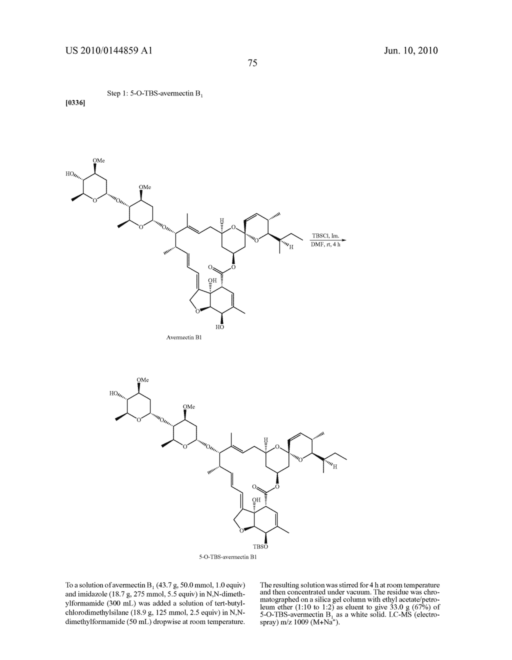 DIMERIC AVERMECTIN AND MILBEMYCIN DERIVATIVES - diagram, schematic, and image 73