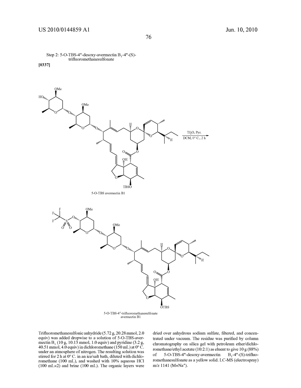 DIMERIC AVERMECTIN AND MILBEMYCIN DERIVATIVES - diagram, schematic, and image 74