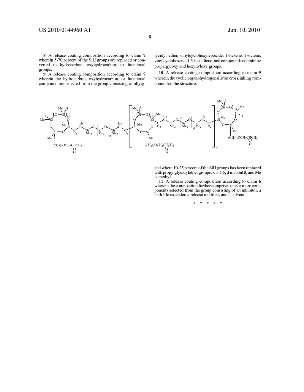 Release Coating Compositions Having Improved Release Force Profiles - diagram, schematic, and image 09