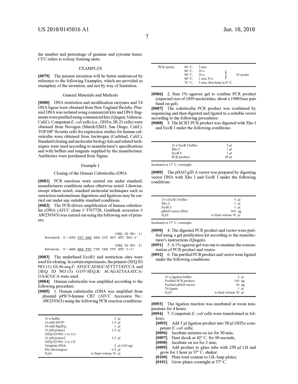 COMPOSITIONS AND METHODS FOR PURIFYING CALRETICULIN - diagram, schematic, and image 17