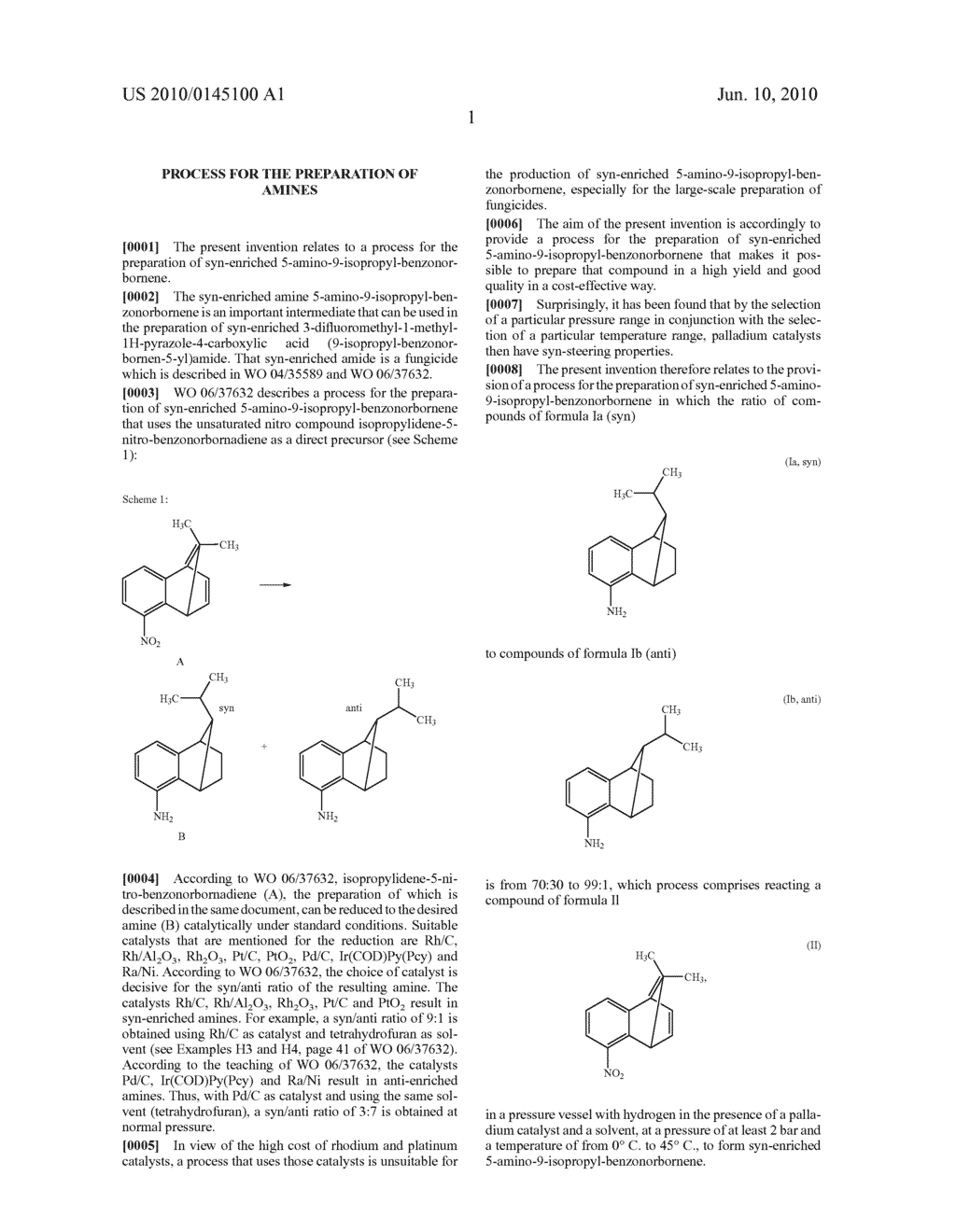 PROCESS FOR THE PREPARATION OF AMINES - diagram, schematic, and image 02